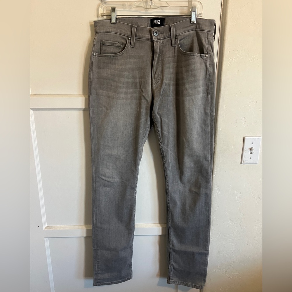 PAIGE Federal Men's Slim Straight Jeans (Vintage Deep Waters)